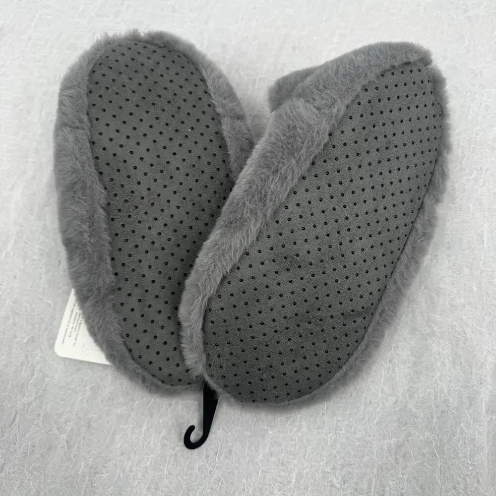 Northeast Outfitters Cozy Cabin Women's Fur Booties S/M Grey